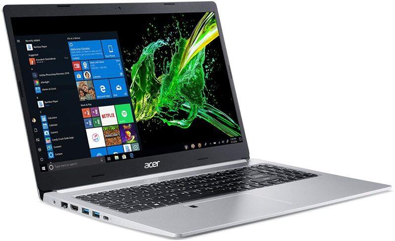 Acer Aspire 5 Slim Laptop, 15.6 Inches FHD IPS Display, 8th Gen Intel Core i5-8265U, 8GB DDR4, 256GB SSD, Fingerprint Reader, Windows 10 Home, A515-54-51DJ Malaysia