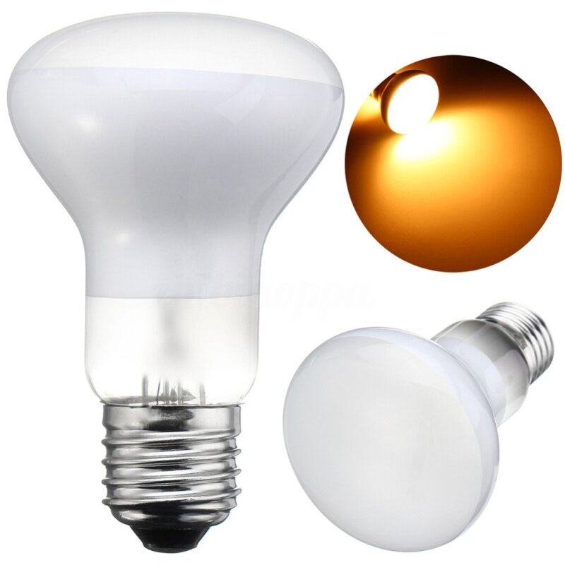 Máy Phát Nhiệt Cơ Sở E27 25/50/75/100W, Máy Sưởi Cho Thú Cưng, Động Vật Bò Sát, Nhiệt Ban Ngày