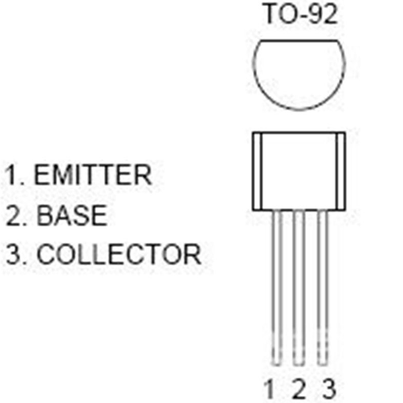 50pcs S8050 0.5A/40V NPN TO-92 DIP Transistors