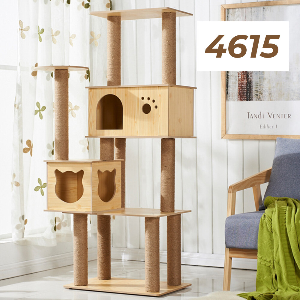 POODEE PETS Malaysia 130cm Height Premium Large Cat Tree Cat Condo Bed