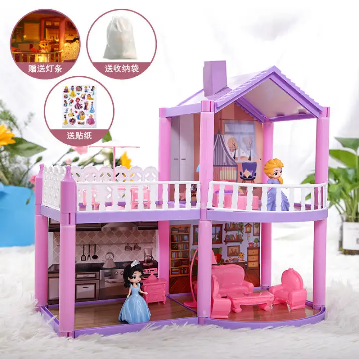 barbie doll set and house