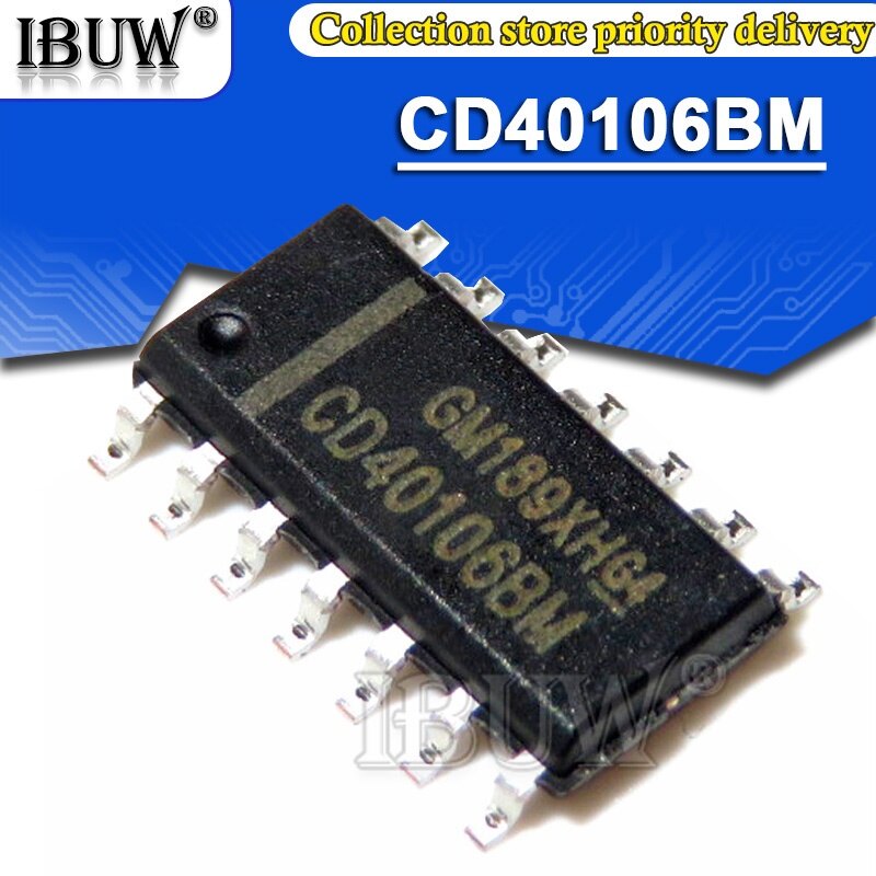 10pcs cd40106bm sop14 cd40106 sop-14 sop logic chip