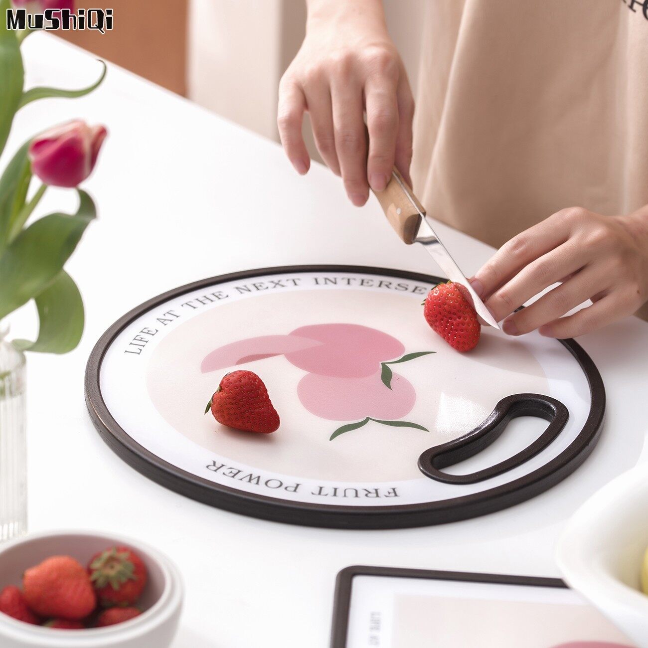 Creative PP cutting board fruit cutting board children's complementary food board vegetable bread board