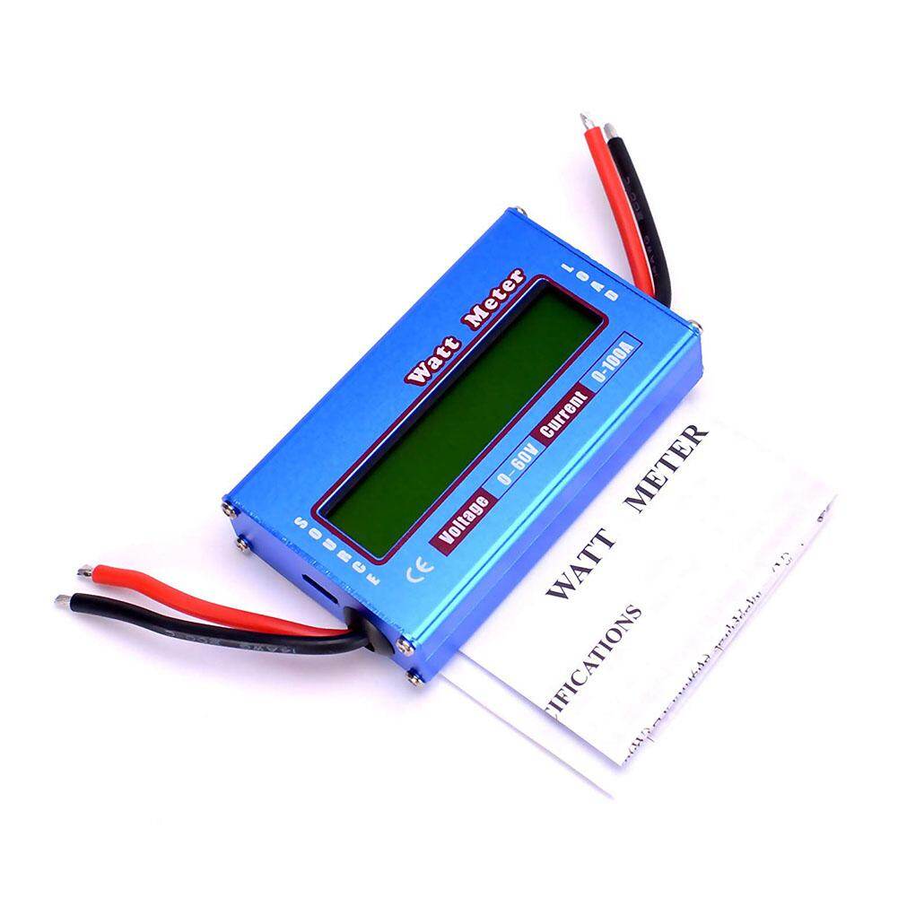 Máy Phân Tích Năng Lượng Pin Cân Bằng Điện Áp DC 60V 100A Watt Meter Checke (Màu Xanh)