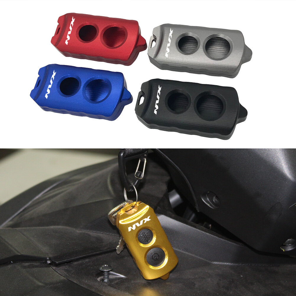 SEMSPEED Motorcycle 3D Remote Control Keychain Key Chain Case Cover For Yamaha NVX 155 150 125 NVX155 2015-2023 2024