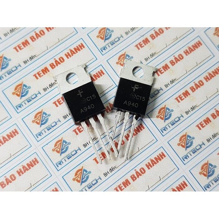A940, 2sa940 transistor pnp 150v/1.5a to-220c