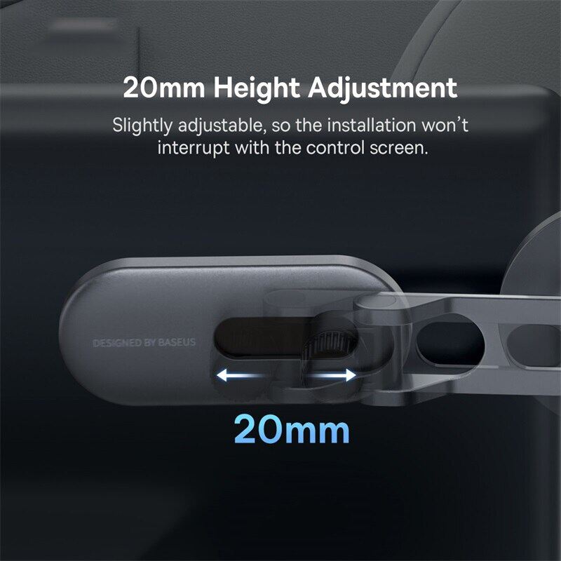 ：》“：=- Baseus Magnetic Car Phone Holder For Tesla Display Screen Rotateble Foldable Car Mount For Pro Max