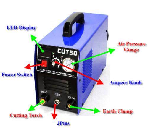 Plasma Cutters Machine 50A Cut50 Cutting Torch Cut Consumables