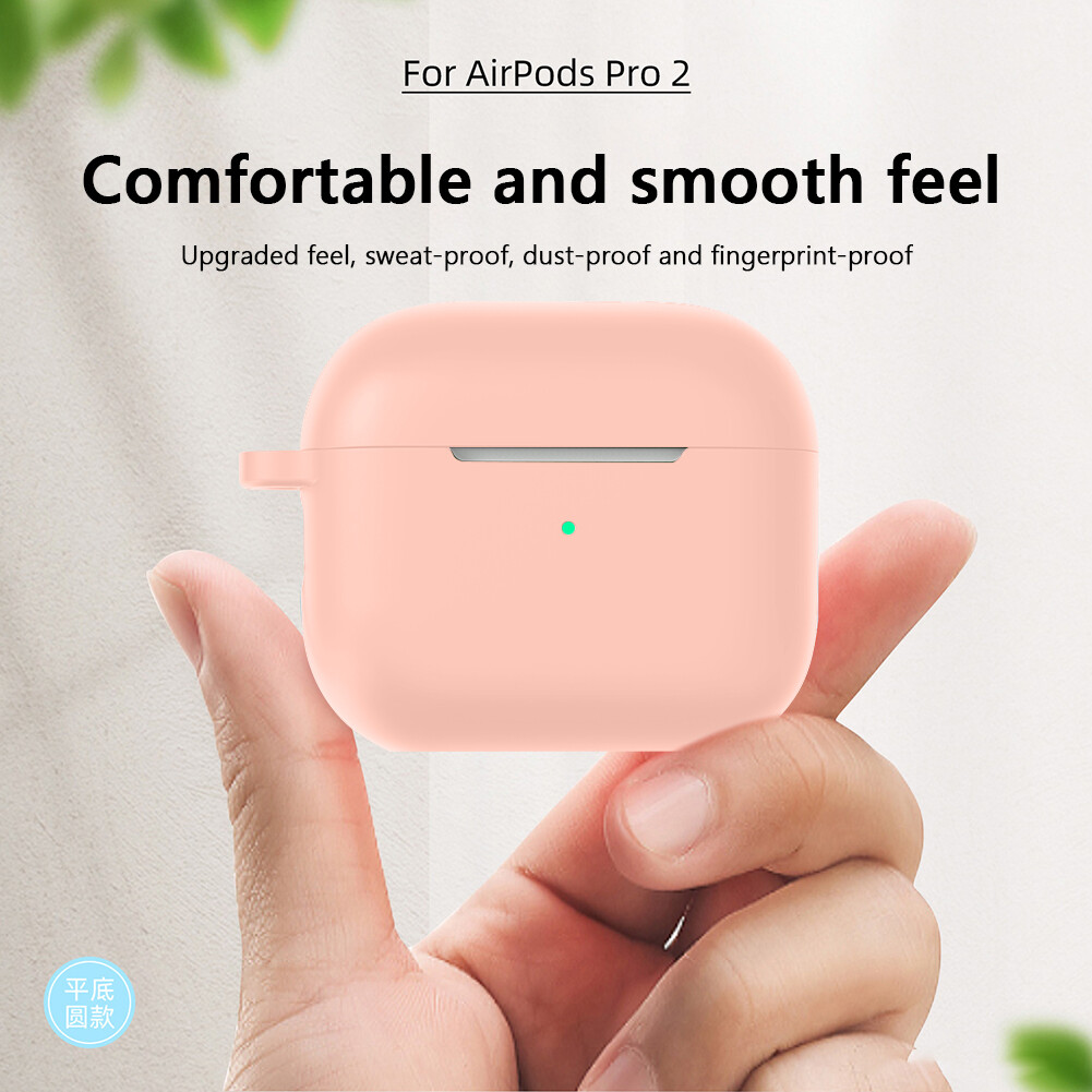 Elastic Silicone Headset Protective with Lanyard Hokk Wireless Headphone Protector Anti-lost Bluetooth-compatible Headset Case for Apple Airpods Pro 2