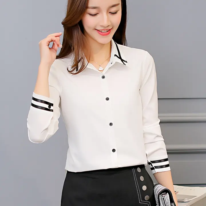 formal white top for ladies