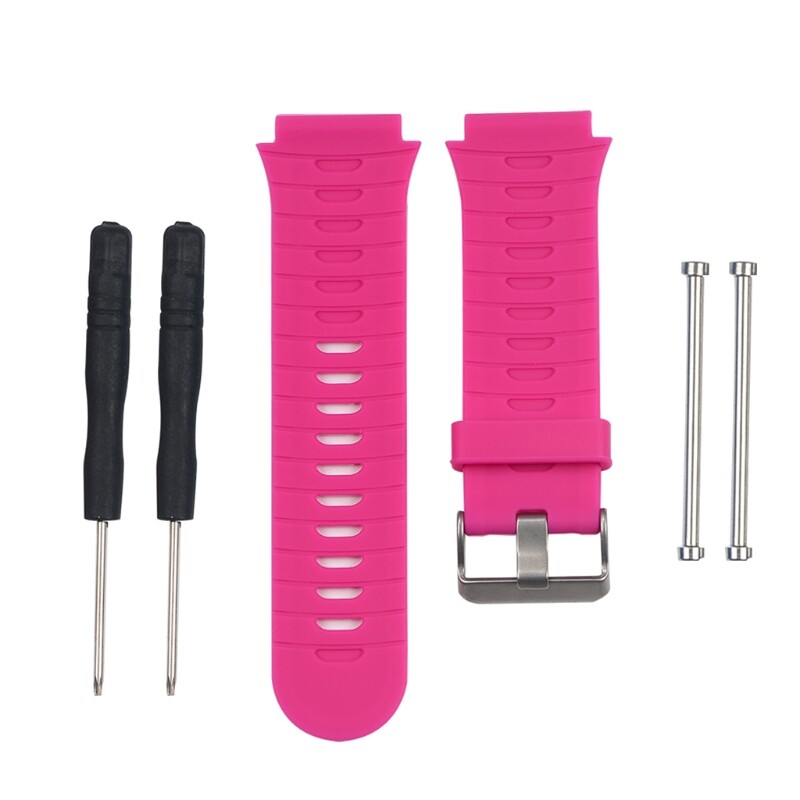 Replacement Silicone Watch Band Wrist Strap And Tool for Garmin Forerunner 920XT