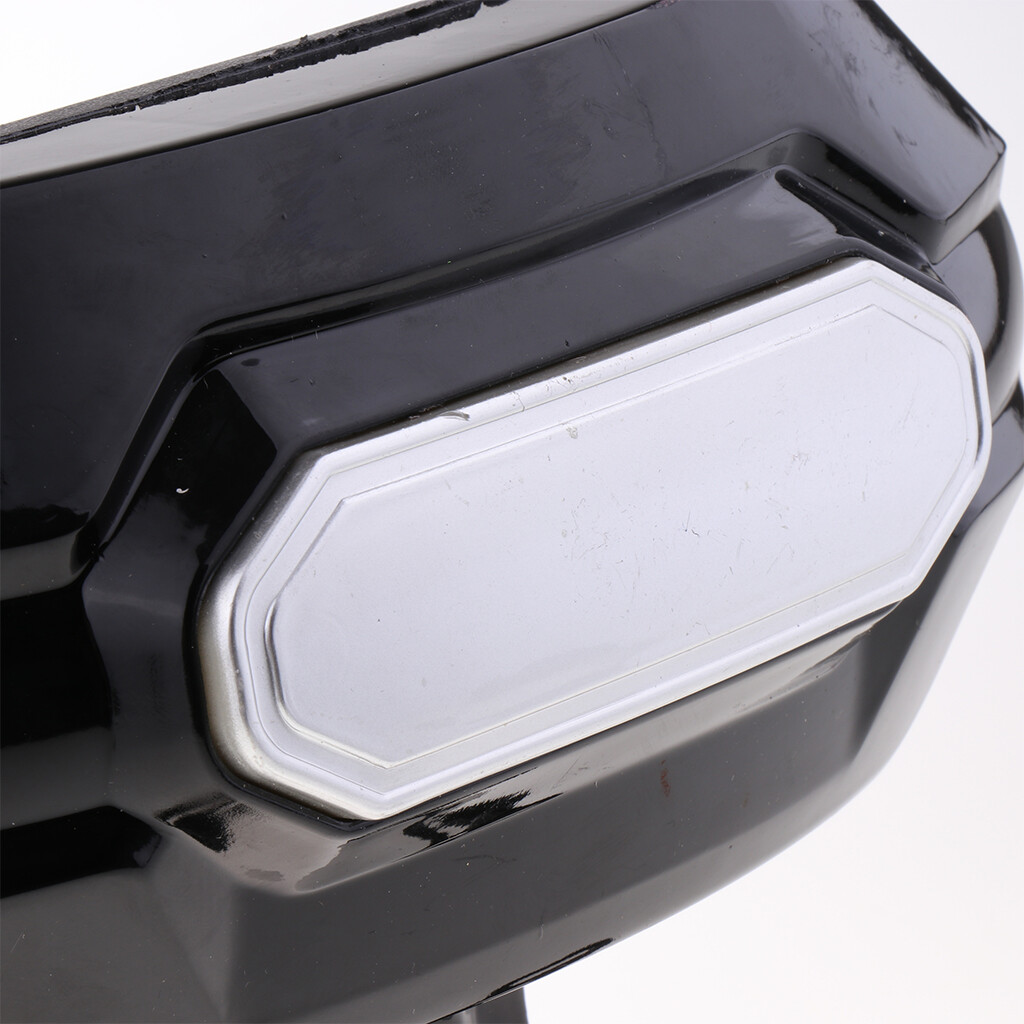 Hicaee Adjustable Driver Backrest Mount Universal for Motorcycle Black