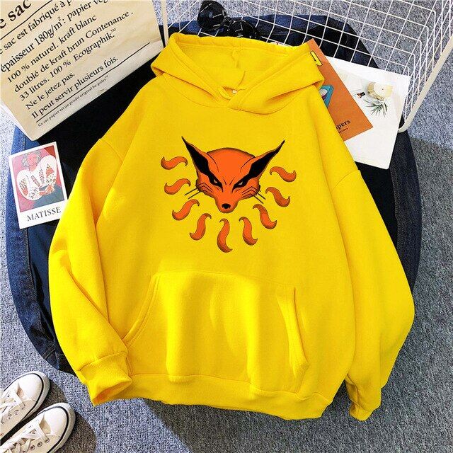 Naruto Hoodie Men Fashion Anime Hoodie Sweatshirt Naruto Uzumaki Print 
