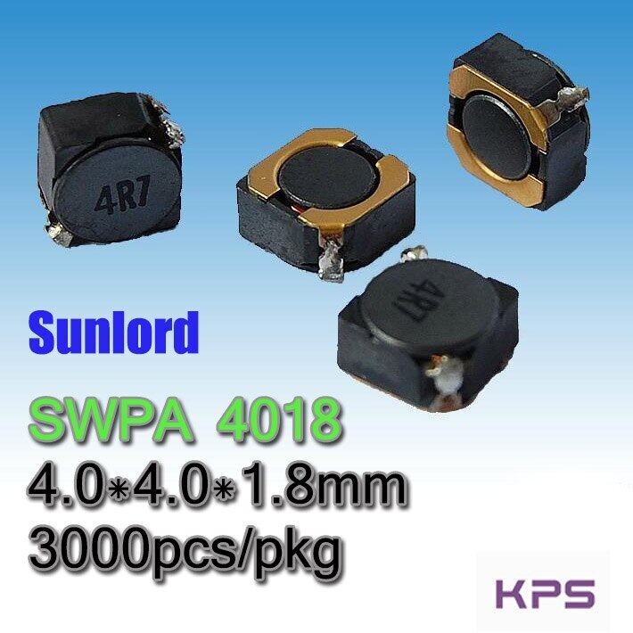 SWPA 4018ลวดเย็บกระสอบ SMD Power Inductor โทรศัพท์3C 5G AI EMI Tele ทีวีวิดีโอเสียงคอมพิวเตอร์นำทาง VR AR LED