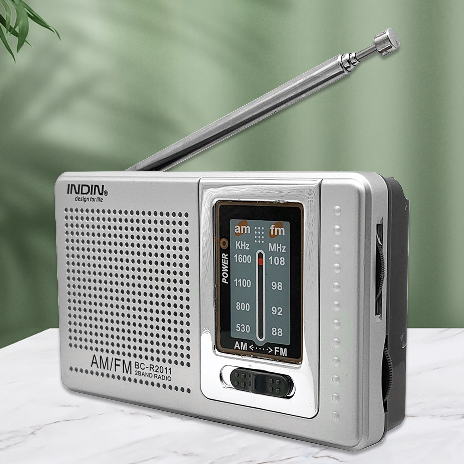 Tanjiaxun BC-R2011 FM World Receiver Telescopic Antenna Great Reception Easy to Carry Mini Portable Pocket AM FM Radio for Entertainment