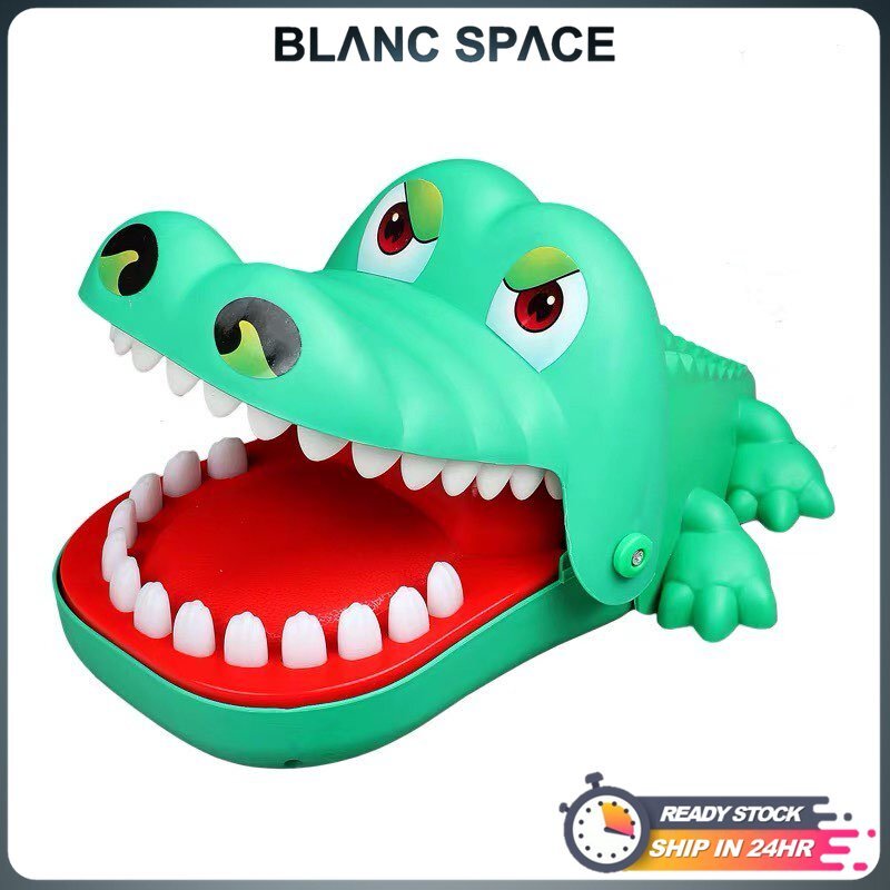 BS] Funny Big Crocodile Finger Bite Family Game For Kids Gift Dentist Shark  Tooth Toys Game Extraction Bite | Lazada