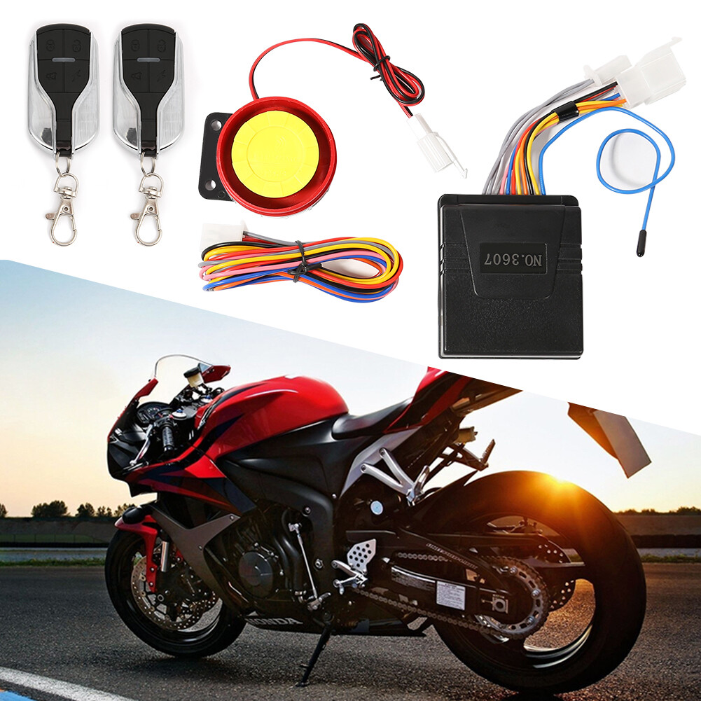 12V Motorcycle Alarm System Anti-theft Security Alarm System Remote Control