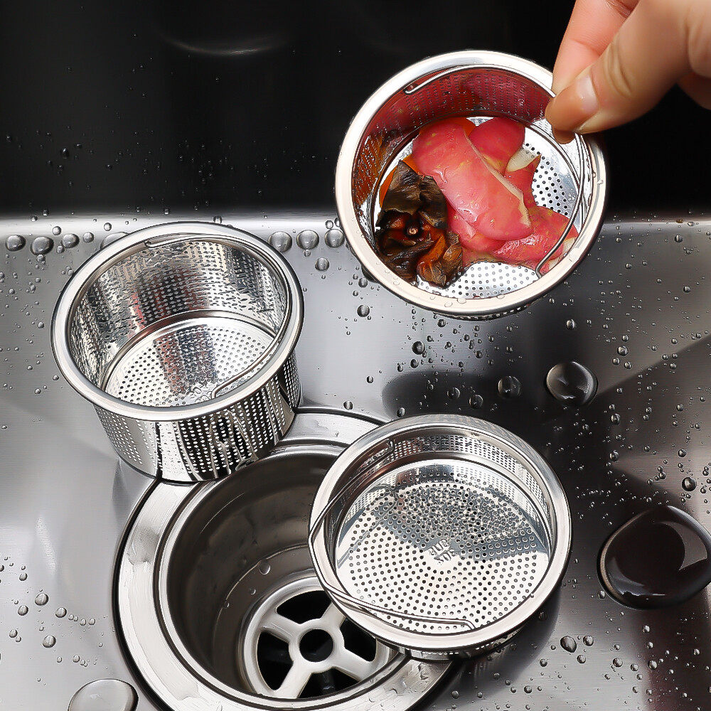 Kính Lọc Anglebabylife Bộ Lọc Bồn Rửa Nhà Bếp Mắt Lưới Inox Chén Lọc Chậu Rửa