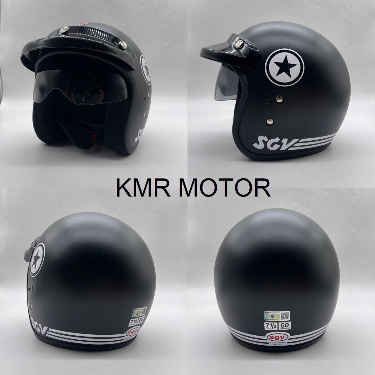 Helmet sgv matte store black