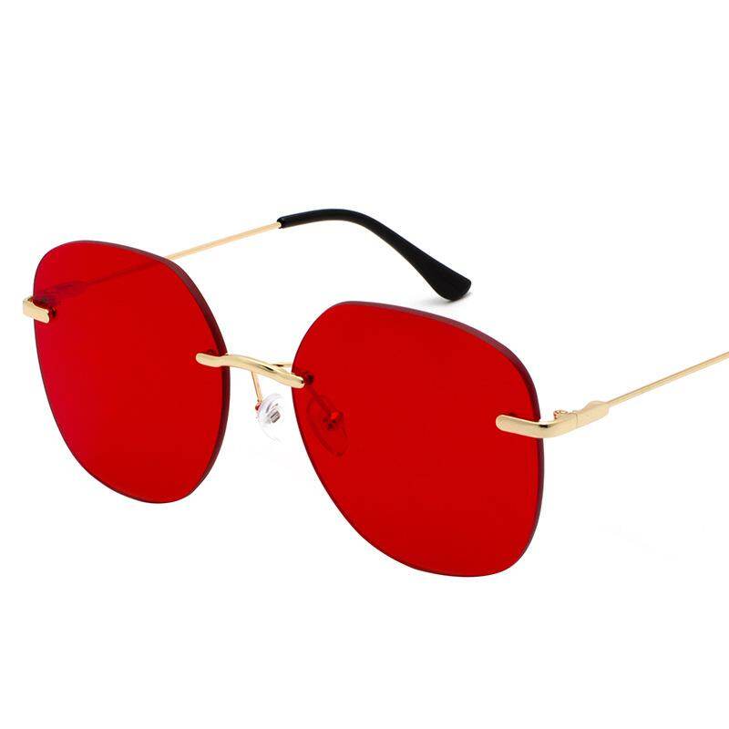 square red sunglasses