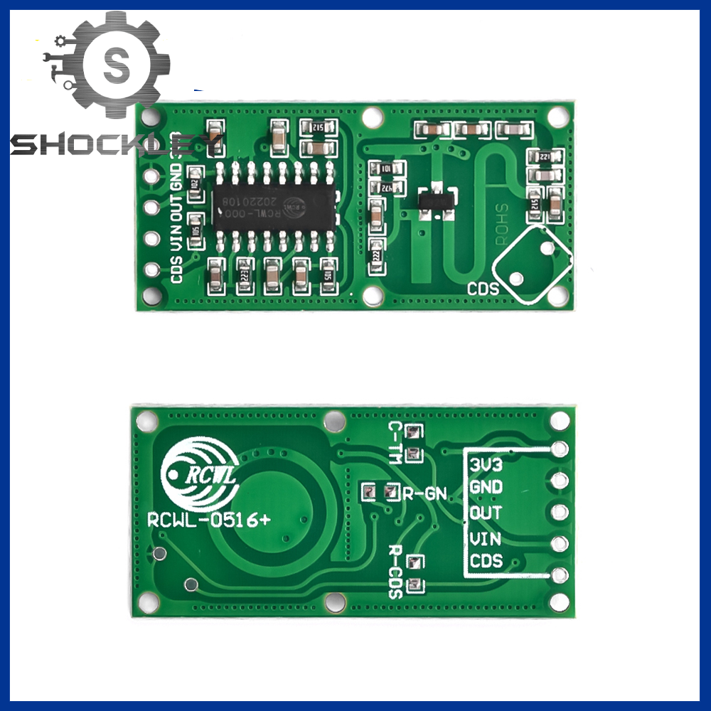 Shockley RCWL-0516 Microwave Radar Sensor Switch Module Human Body induction Sensor