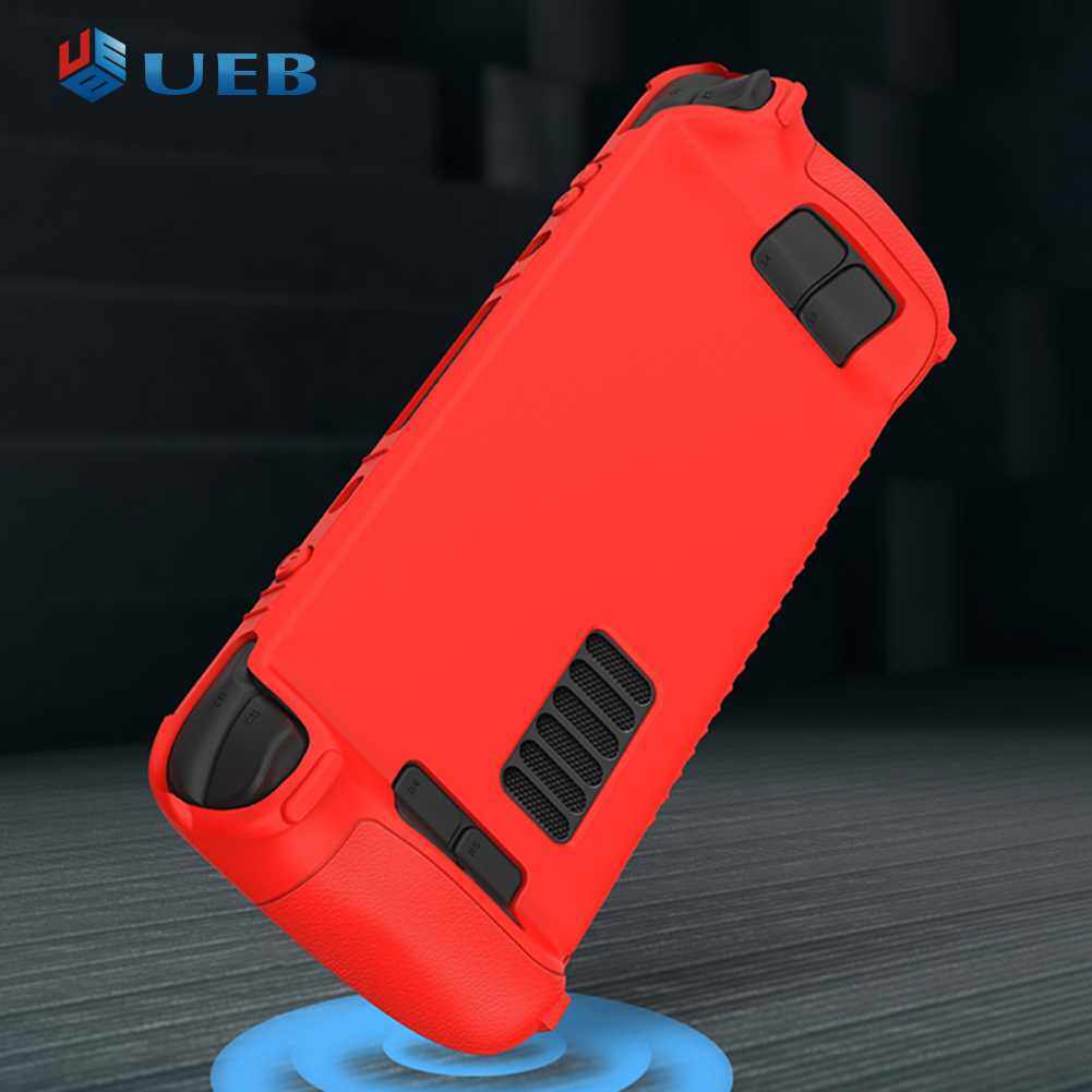 Protective Sleeve Silicone Shell Case Anti-Scratch Shockproof with Button Caps Game Accessories for Steam Deck Game Console