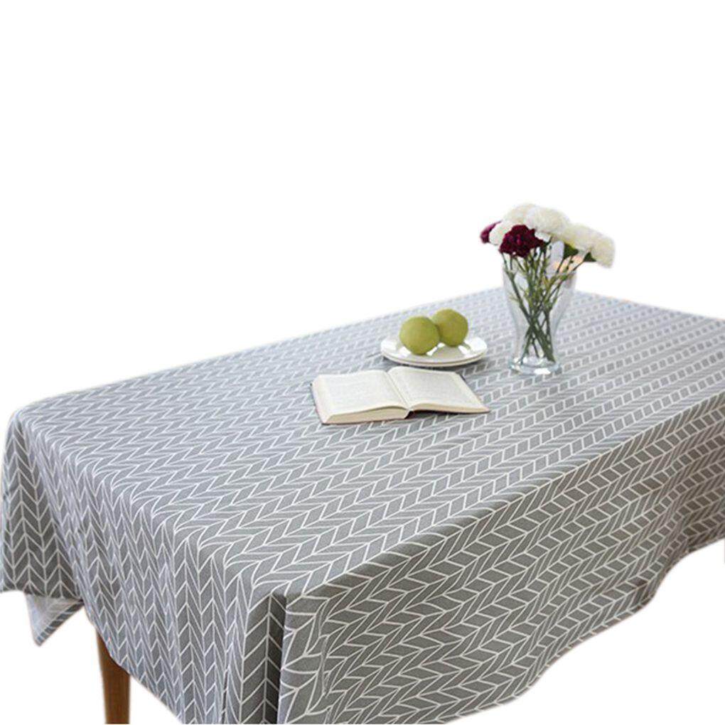 Arrow Plaid Vintage Rectangle Tablecloth Cotton Linen Fabric Home Details Of Arrow Plaid Vintage Rectangle Tablecloth Cotton Linen Fabric Home Dining Room Table Cloth Cover