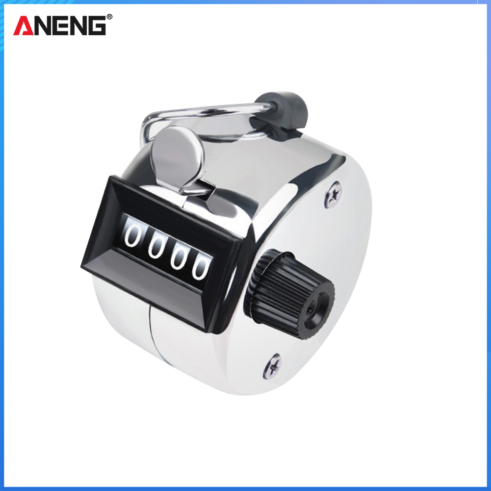 4 Digit Number Manual Mini Tally Counter Mechanical Digital Press Clicker