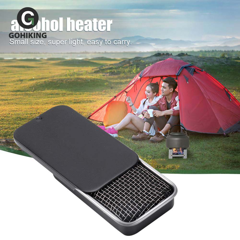 Outdoor Alcohol Stove Mini Foldable Solid Fuel Wax Stove Portable Camping Alcohol Burner Lightweight Picnic 캠프 Alcohol Stove