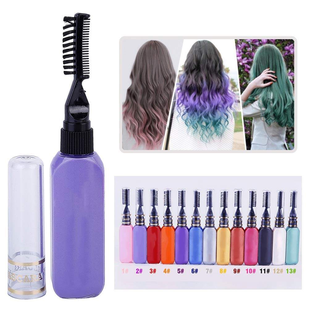 Temporary Hair Dyeing Mascara, Colors Non-toxic Washable Hair, Face, Hand Makeup DIY Hair Color Chalk Mascara, Great Gift for Kids Girls Parties, Halloween, Birthday & Cosplay | Lazada Temporary Hair Dyeing Mascara, Colors Non-toxic Washable Hair, Face, Hand Makeup DIY Hair Color Chalk Mascara, Great Gift for Kids Girls Parties, Halloween, Birthday & Cosplay | Lazada