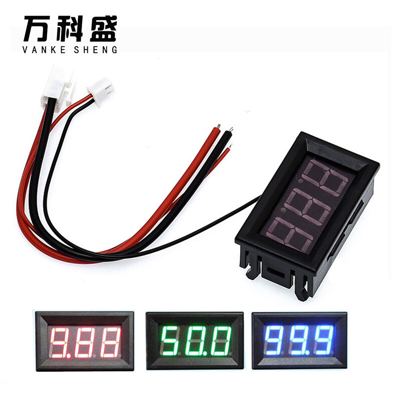 DC0-10A 50A 100A Digital display DC ammeter with reverse connection protection DC ammeter