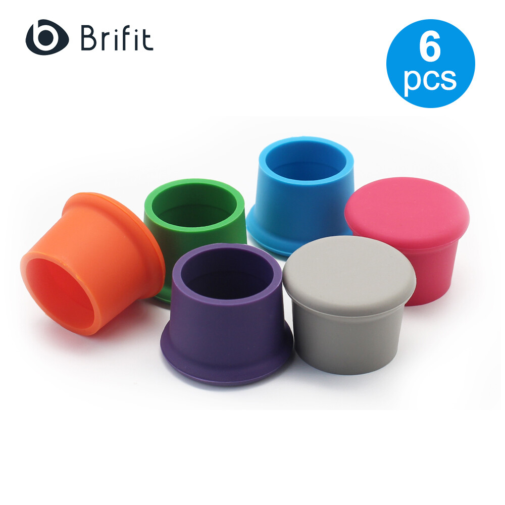 Brifit Silicone Nắp chai rượu vang Fda Food Grade Nhiều màu Nút đậy chai có thể tái sử dụng Dụng cụ bịt miệng chai dùng cho chai rượu Chai nước giải khát
