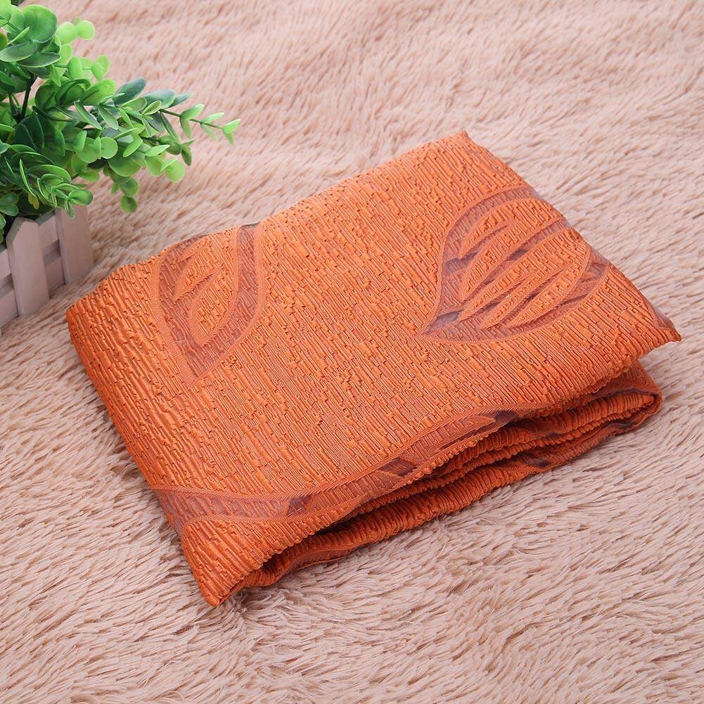 2m Semi Blackout Curtain Simple Vine Leaf Pattern Partition Window Decor