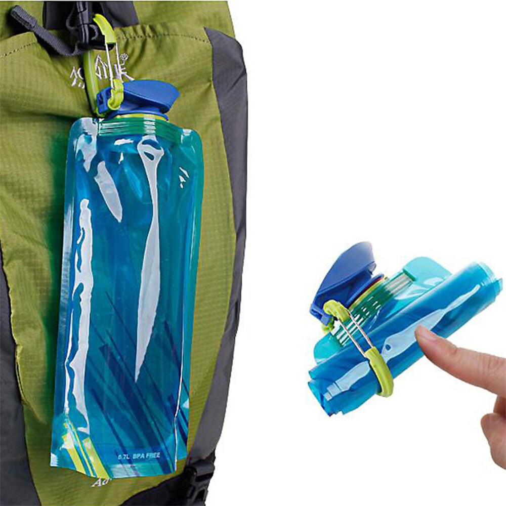 Virwir Large capacity 700ML Portable Folding Sports Kettle