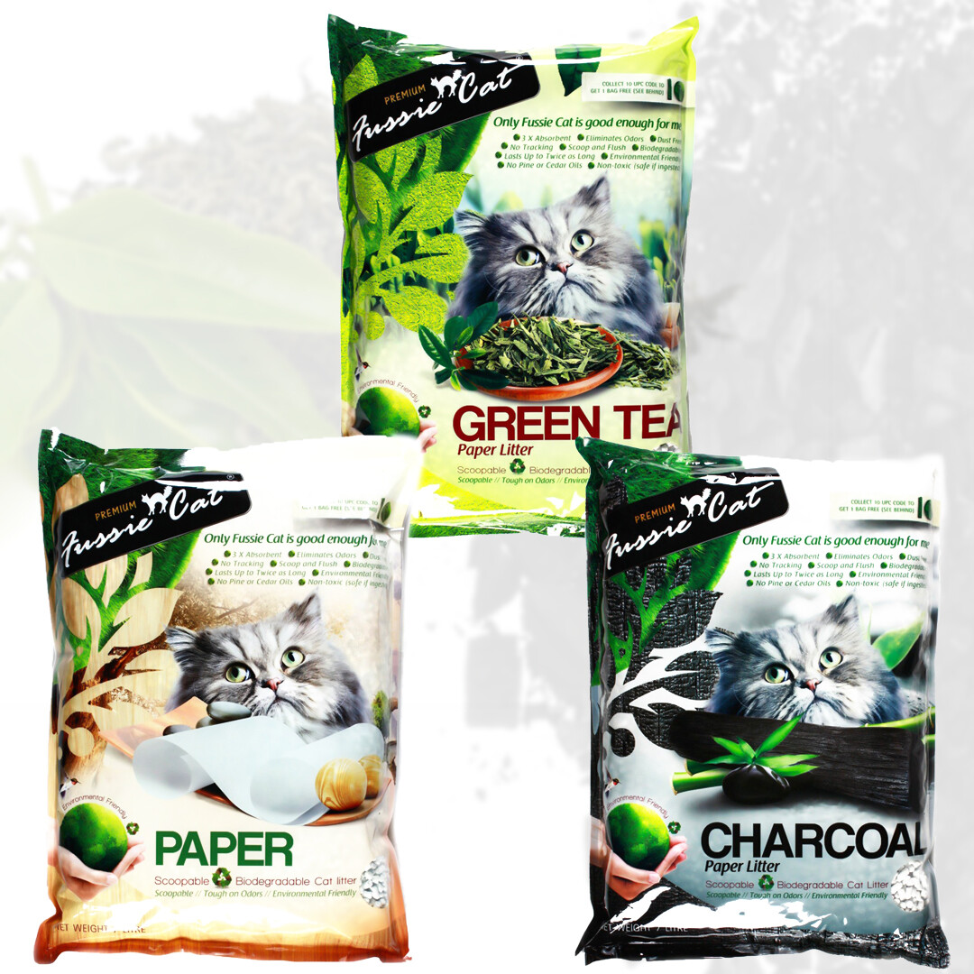 fussie cat paper litter