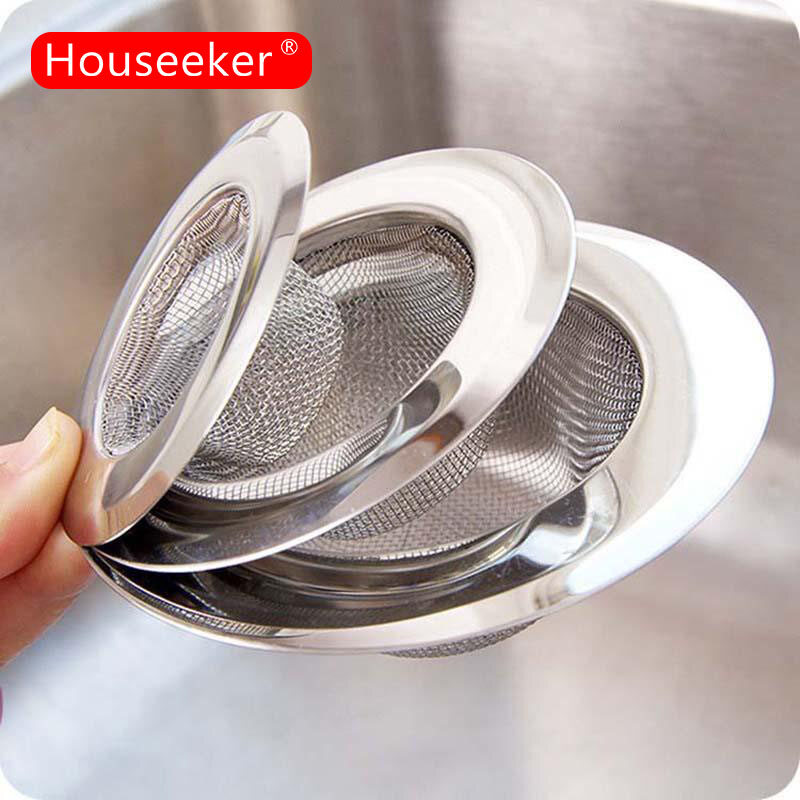 stainless steel Hair Catcher Stopper Laundry Bathtub Shower Drain Hole Filter Trap Sink Strainer Bathroom Kitchen Accessories