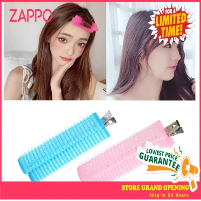 ZAPPO Air Bangs Curling Tube Curling Clip Lazy Self-adhesive Curling Iron Fluffy Hair Curling Wave