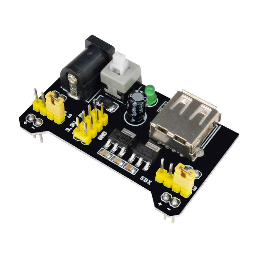 1/3/5pcs MB102 Breadboard Power Supply 3.3V 5V Module For Arduino Solderless