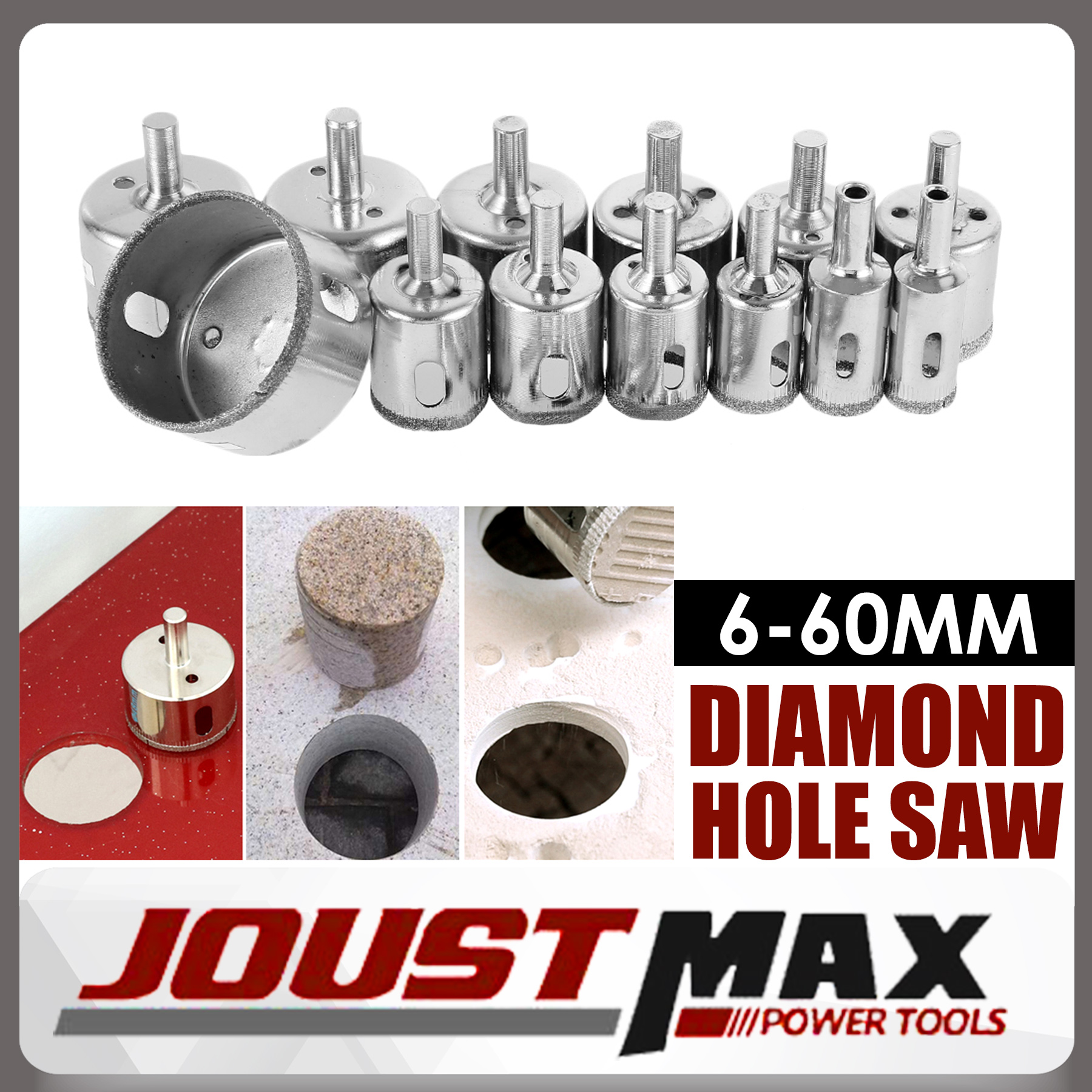 60mm Electroplated Hole Saw Drill Bits 