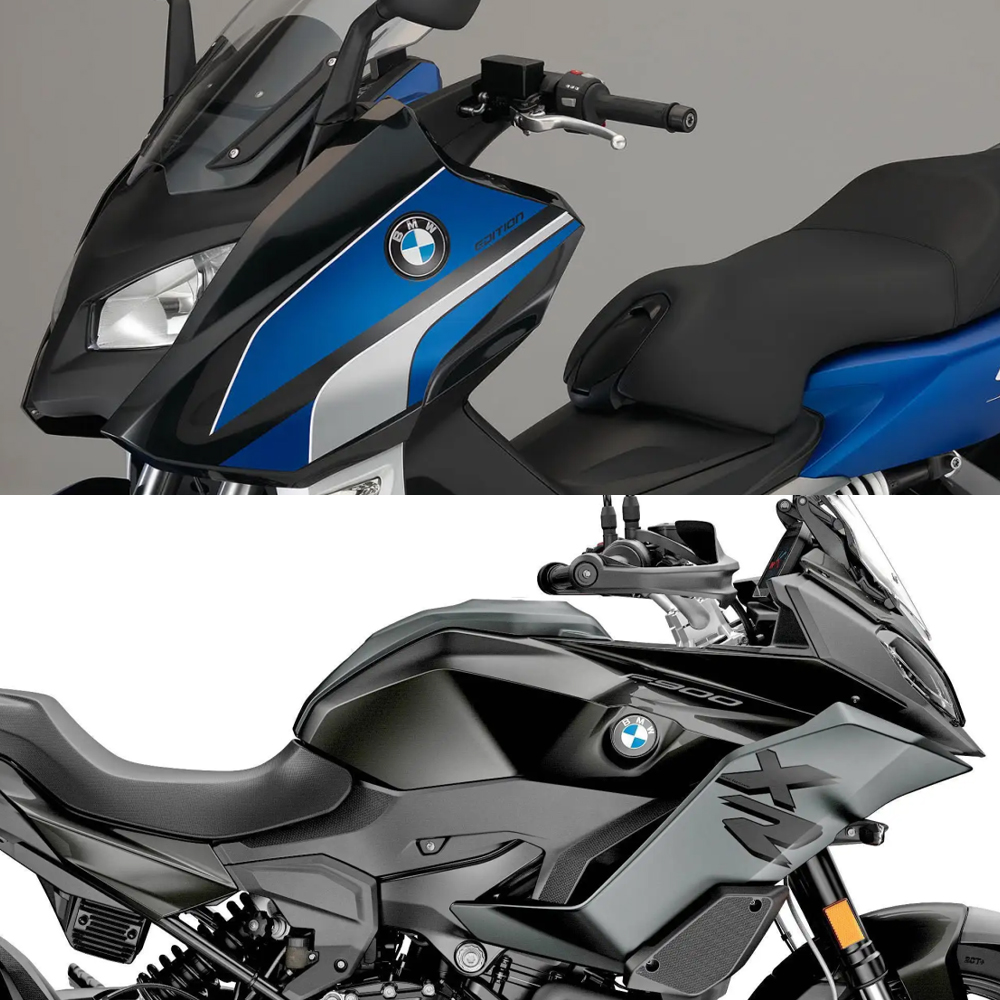 2 Chiếc Phụ Kiện BMW Logo BMW Độ Xe Máy Miếng Dán Đầu Trang Trí Đuôi Miếng Dán Tròn 3D Resin Gel Logo Xe Hơi