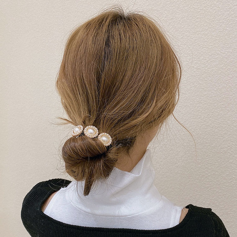 peal hair clip for women