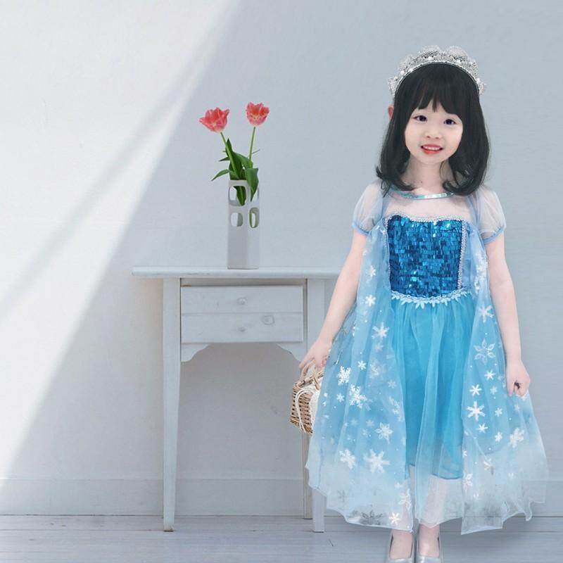 Giá bán Thời Trang Mới Mùa Hè Của Lovefashion-girls Trẻ Em Cô Gái Váy Lưới Cotton Giản Dị Trẻ Em Váy Tay Ngắn