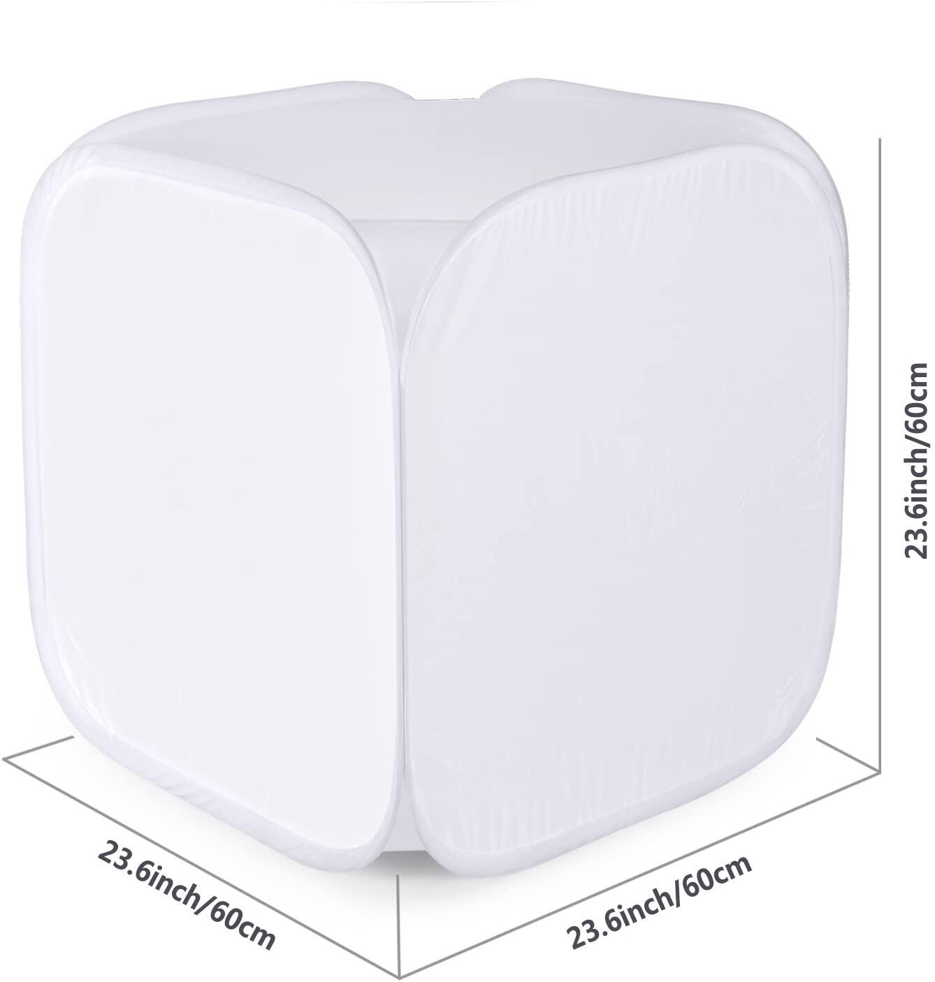 24x24 Inch/60x60 Cm Photo Studio Shooting Tent Lig... – Grandado