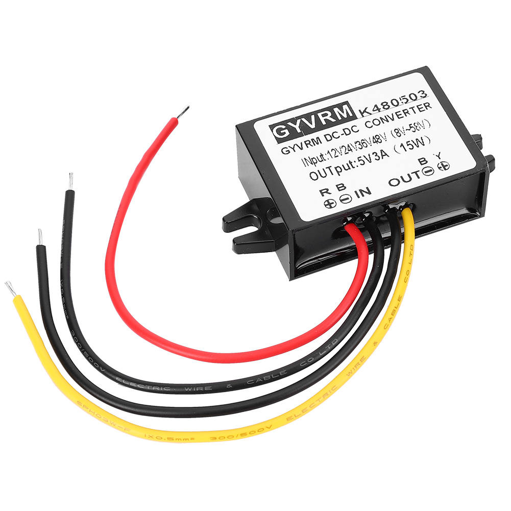 DC-DC 12V/24V/36V/48V to 5V 3A Buck DC Converter Converter Step Down Power Supply Module