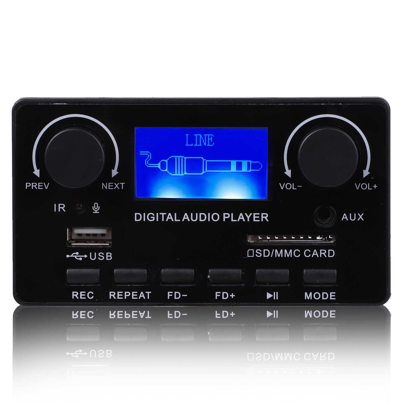 KEBETEME Bo Mạch Giải Mã MP3 LCD DC 12V Bộ Thu Âm Thanh DAC Bluetooth 5.0 Bộ Giải Mã APE FLAC Hỗ Trợ Màn Hình Lời Bài Hát Radio Ghi Âm Rảnh Tay