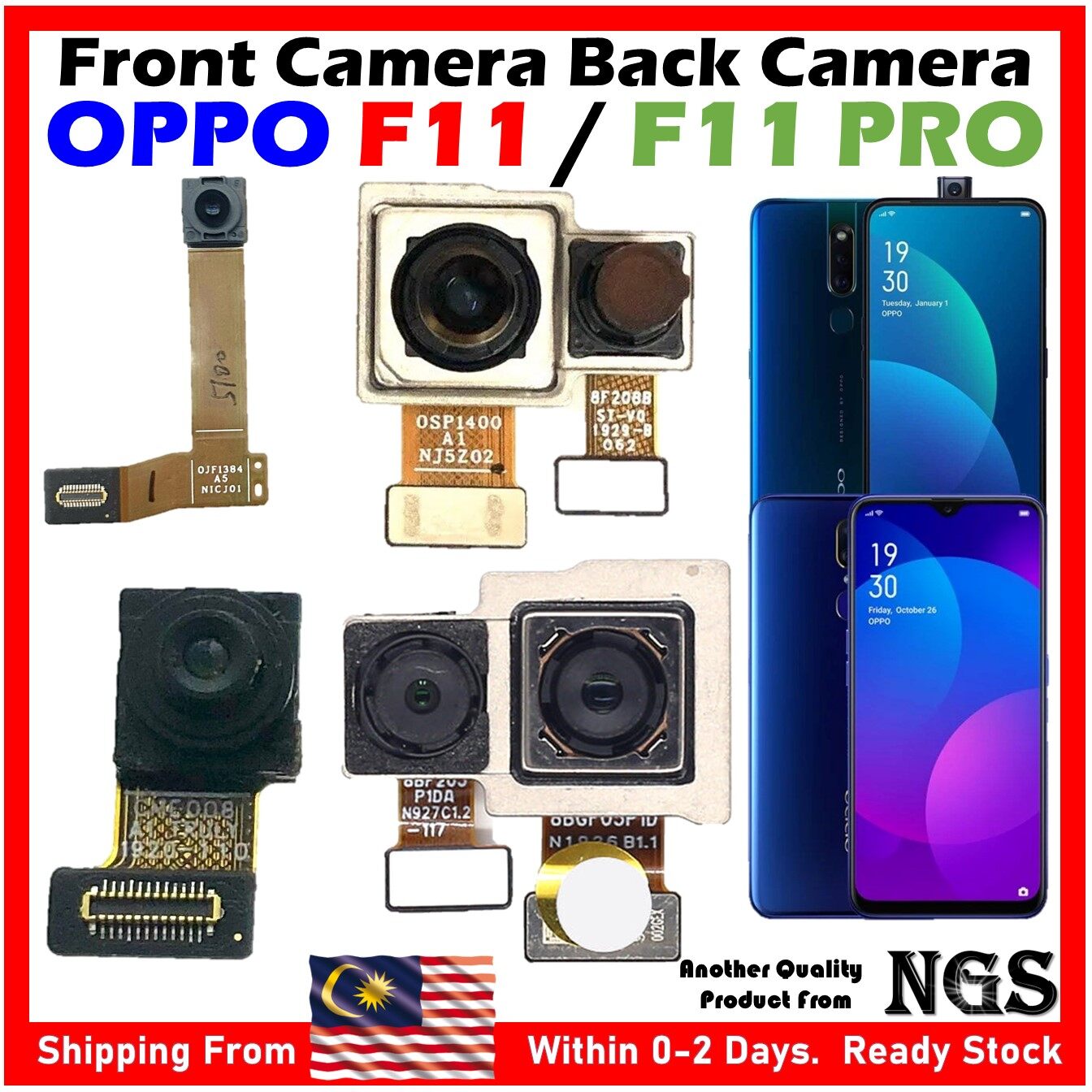 Oppo F11 Pro Oppo F9 Pro Pop Up Camera Front/Camera Selfie Camera