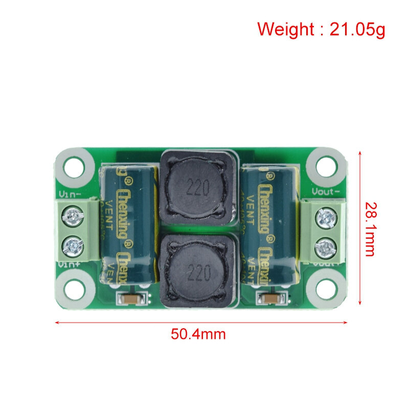 Bo mạch lọc nguồn điện khử nhiễu khuếch đại công suất DC 4A 0-50V loại D/ bảng điều khiển công nghiệp emi cho xe hơi-INTL
