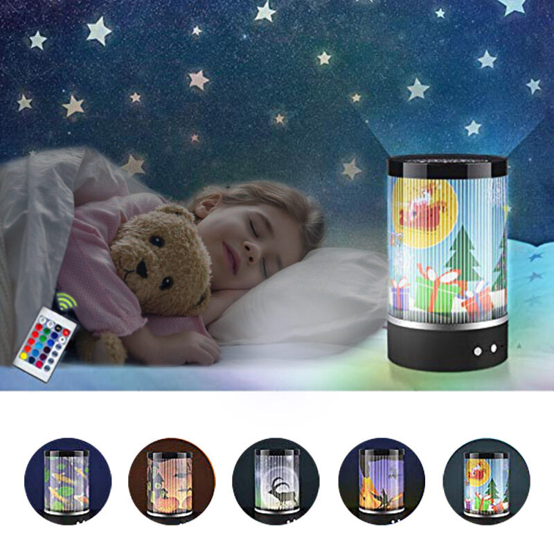 Đèn Máy Chiếu Sao Đèn Ban Đêm Hoạt Hình 360 Đèn Xoay Có Thể Điều Chỉnh Độ Sáng Với Điều Khiển Từ Xa Cho Phòng Ngủ Sinh Nhật Quà Tặng Giáng Sinh