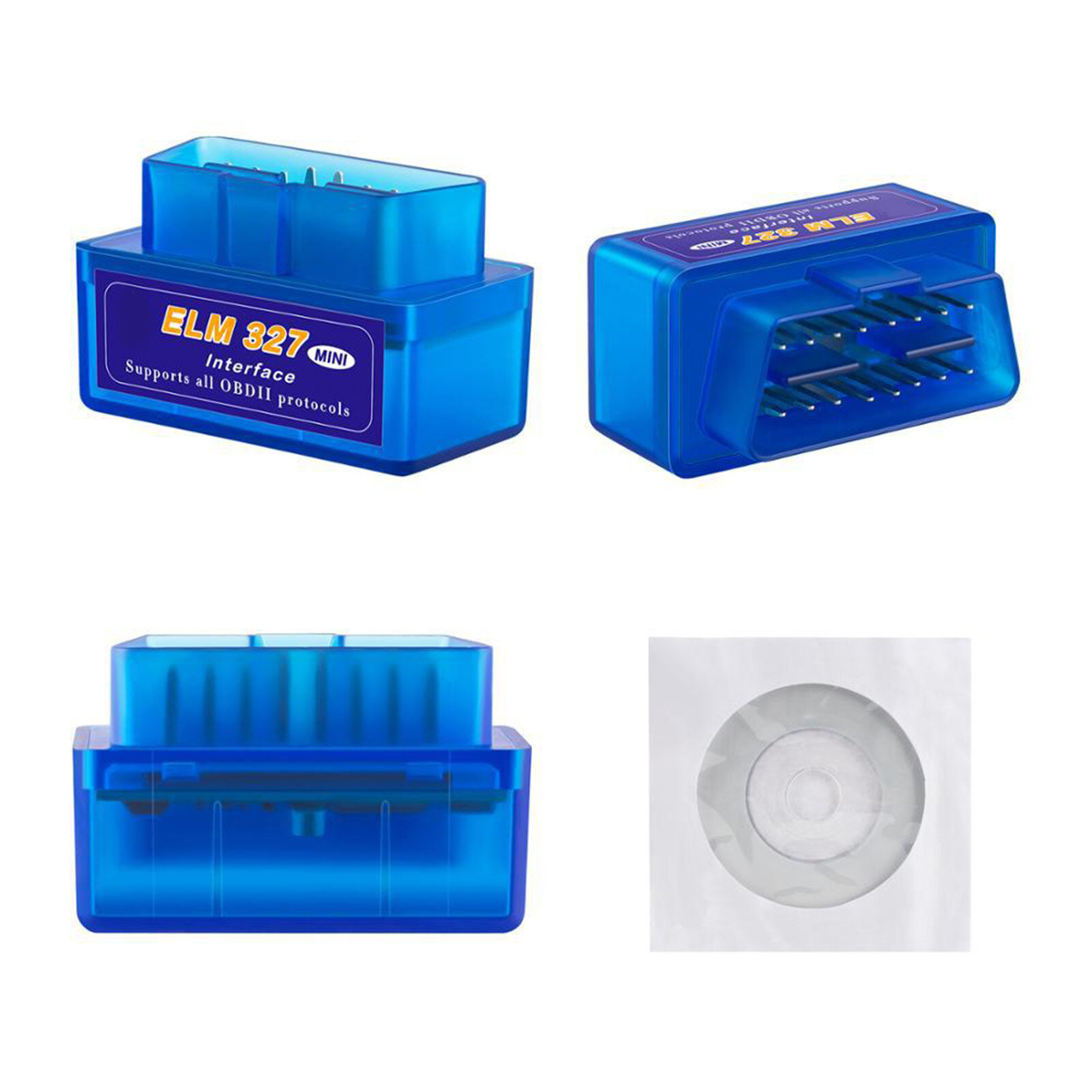 OBD2 Diagnostic Scanner ELM327 PIC25K80 Chip English Version Bluetooth-compatible BT OBD2 Code Reader for Motorcycle for Android OBD2 Scanner Check