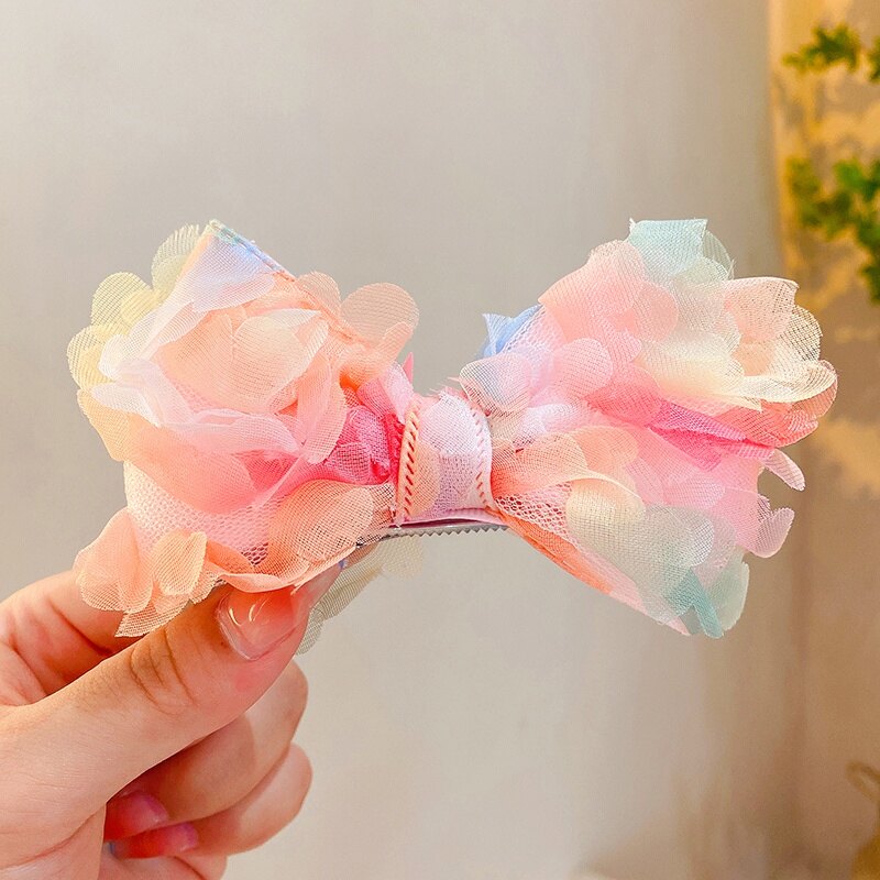 Kẹp Tóc Nơ Công Chúa Dễ Thương Cho Bé Gái